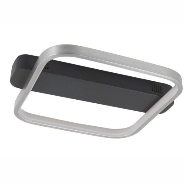 Plafondlamp Ascona zwart-chroom 40cm
