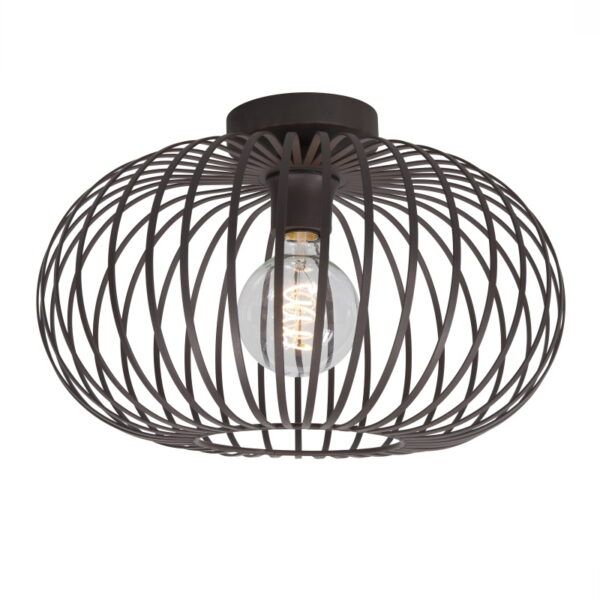 Plafondlamp Bolato bruin 30cm