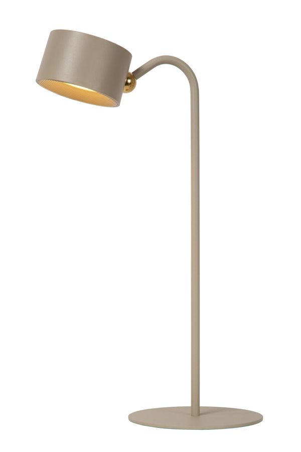 Lucide JOLAN - Oplaadbare Bureaulamp - Accu/Batterij - LED Dim to warm - 1x3