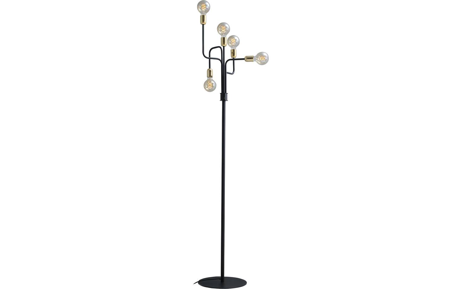 Goossens Vloerlamp Lauren, Vloerlamp met 5 lichtpunten 1 Goossens Vloerlamp Lauren