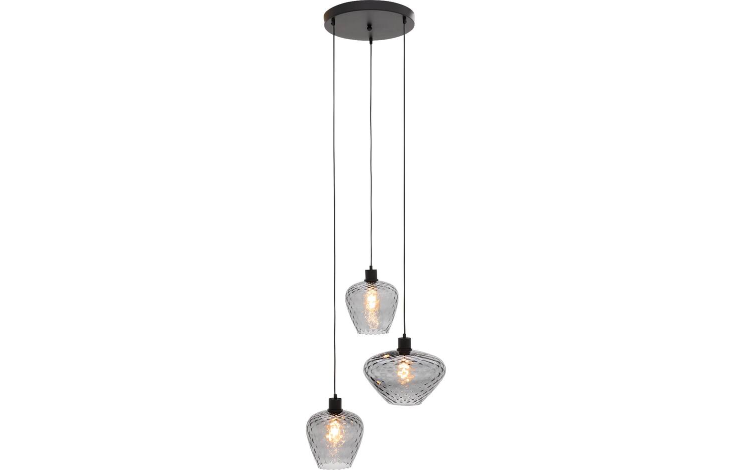 Goossens Hanglamp Dijon, Hanglamp met 3 lichtpunten Ø35cm 1 Goossens Hanglamp Dijon