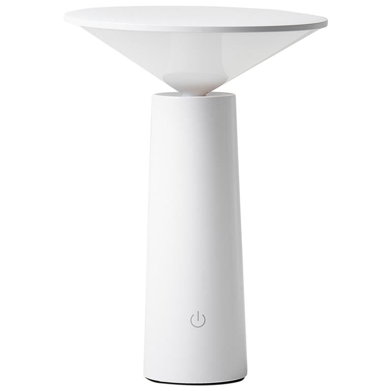 Beliani - LEVIRA - Tafellamp - Wit - IJzer 1 Beliani - LEVIRA - Tafellamp - Wit - IJzer