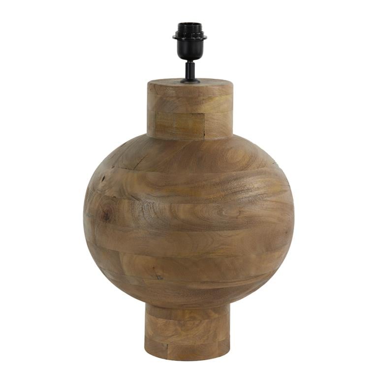 Light & Living Light&living Lampvoet Ø33x55 cm BARUMI hout mat bruin 1 Light & Living Light&living Lampvoet Ø33x55 cm BARUMI hout mat bruin
