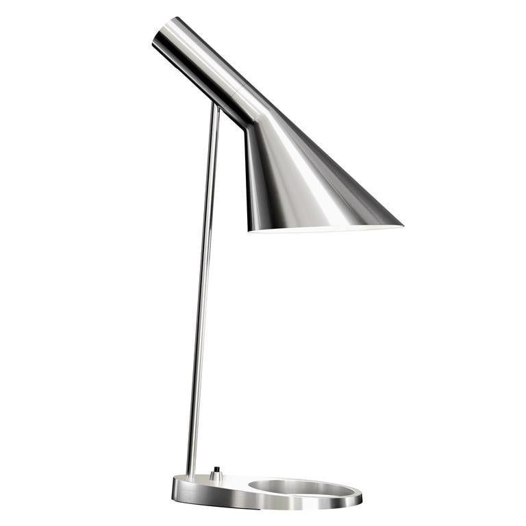 Louis Poulsen AJ bureaulamp V3 Stainless Steel 1 Louis Poulsen AJ bureaulamp V3 Stainless Steel