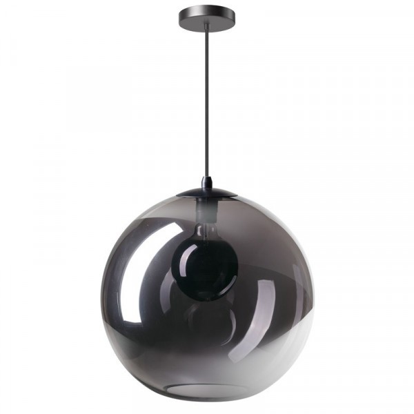 Orb 40cm smoke glas hanglamp 1 Orb 40cm smoke glas hanglamp
