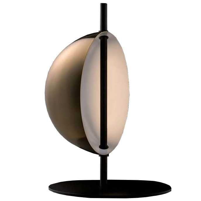 Oluce Superluna tafellamp LED koper 1 Oluce Superluna tafellamp LED koper