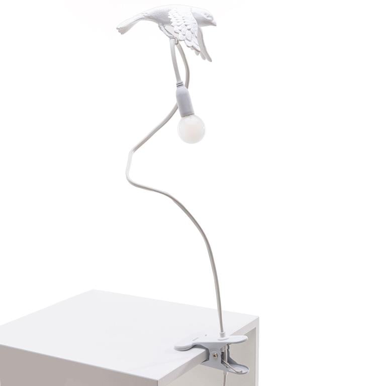 Seletti Sparrow Taking Off klemlamp 1 Seletti Sparrow Taking Off klemlamp