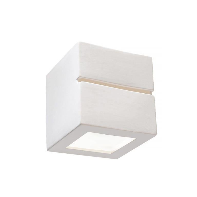 Sollux Wandlamp Leo Line E27 gips wit 1 Sollux Wandlamp Leo Line E27 gips wit