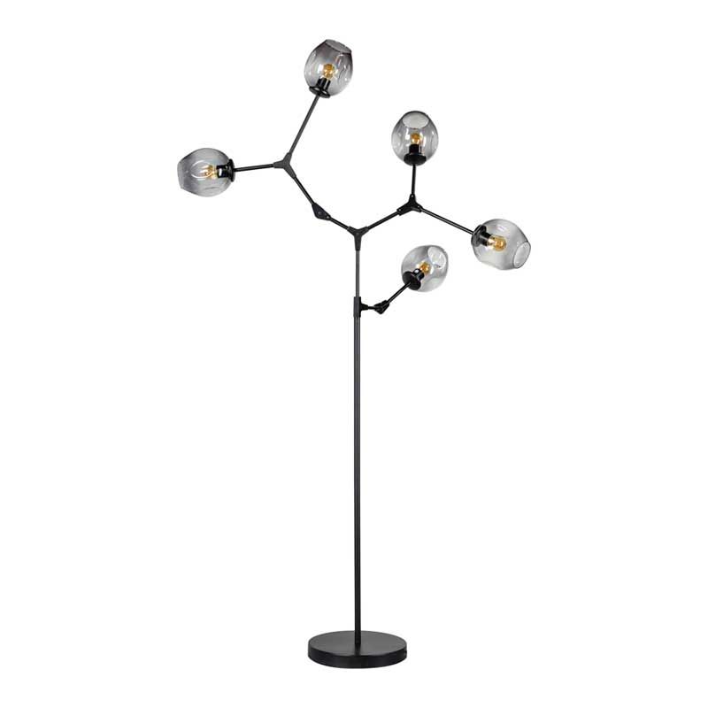 Vloerlamp Lime smoke 5 lichts 1 Vloerlamp Lime smoke 5 lichts