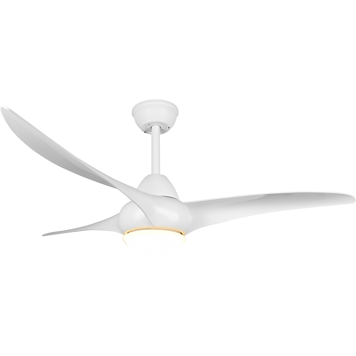 LED Plafondlamp met Ventilator - Plafondventilator - Trion Alasin - 20W - Aanpasbare Kleur - Afstandsbediening - Dimbaar - Rond - Mat Wit - Kunststof 1 LED Plafondlamp met Ventilator - Plafondventilator - Trion Alasin - 20W - Aanpasbare Kleur - Afstandsbediening - Dimbaar - Rond - Mat Wit - Kunststof