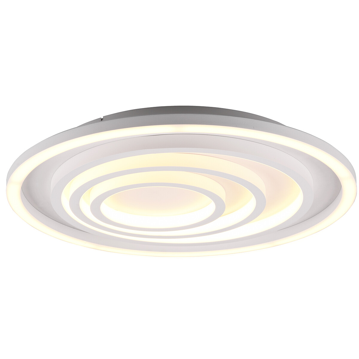 LED Plafondlamp - Plafondverlichting - Trion Kamaro - 40W - Dimbaar - Aanpasbare Kleur - Afstandsbediening - Rond - Mat Wit - Aluminium 1 LED Plafondlamp - Plafondverlichting - Trion Kamaro - 40W - Dimbaar - Aanpasbare Kleur - Afstandsbediening - Rond - Mat Wit - Aluminium